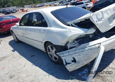 2004 Mercedes-Benz S 430 from USA, damaged, VIN WDBNG70JX4A415439